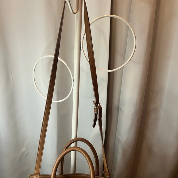 Anne Klein Tote Crossbody Tan - Picture 12 of 14
